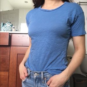 Madewell XXs blue tee shirt